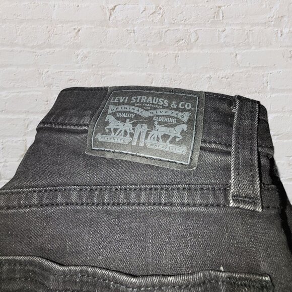 Levis 720 High Rise Super Skinny Black Jeans Size 27 - Picture 2 of 5